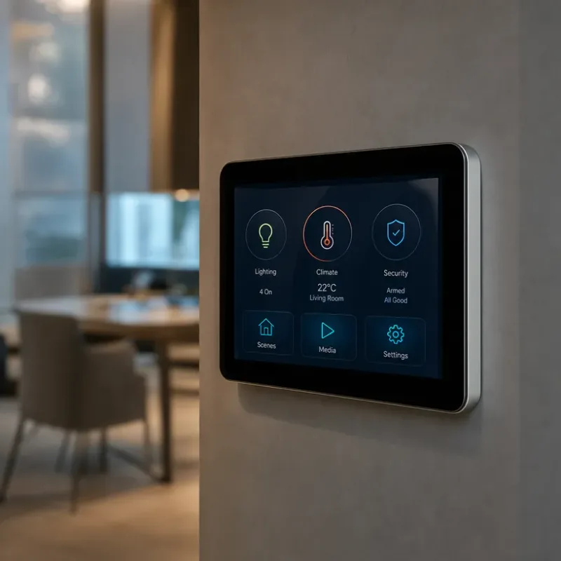 Smart home control panel